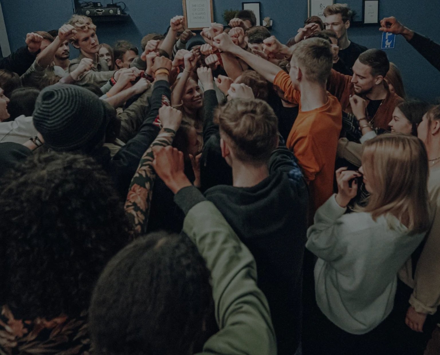 Young people coming together as a community